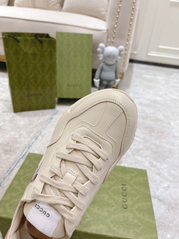 Gucci sneakers detailed view showing premium designer craftsmanship