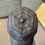 Front view of Burberry unisex cap