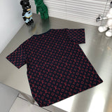 Front view of Louis Vuitton cotton t-shirt with label-forward styling