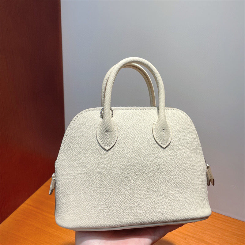  effortless top-handle bag detail view showing craftsmanship