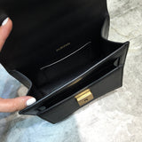 Statement Vegan Leather Handbag - Sleek Minimalist Lines | Women's Everyday Carry Handbag #854 - styled full view (image 7) of designer-inspired handbag