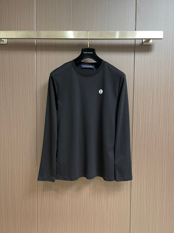 Back view of Louis Vuitton luxury clothing with tailored silhouette