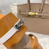Hermès Chocolate Brown Knee-High Boots - Back View