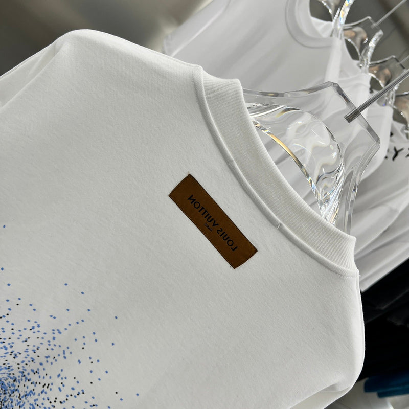 Side profile of Louis Vuitton luxury clothing with tailored silhouette