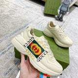 Gucci bold contrast luxury sneakers view 5 sleek tonal finish