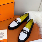 Hermès Tan Pointed-Toe Stiletto Heels - Lifestyle Styling Shot