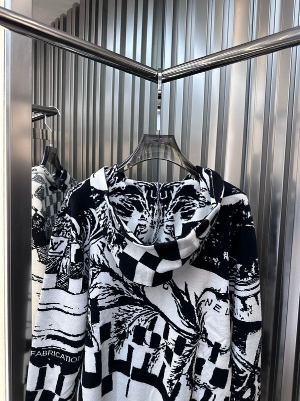 Side profile of Louis Vuitton luxury clothing with everyday silhouette