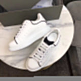 Alexander McQueen two-tone luxury sneakers view 6 breathable knit upper