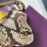 Top view of statement premium women's handbag – women's premium purse