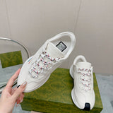 Gucci tonal black luxury sneakers view 10 premium leather build