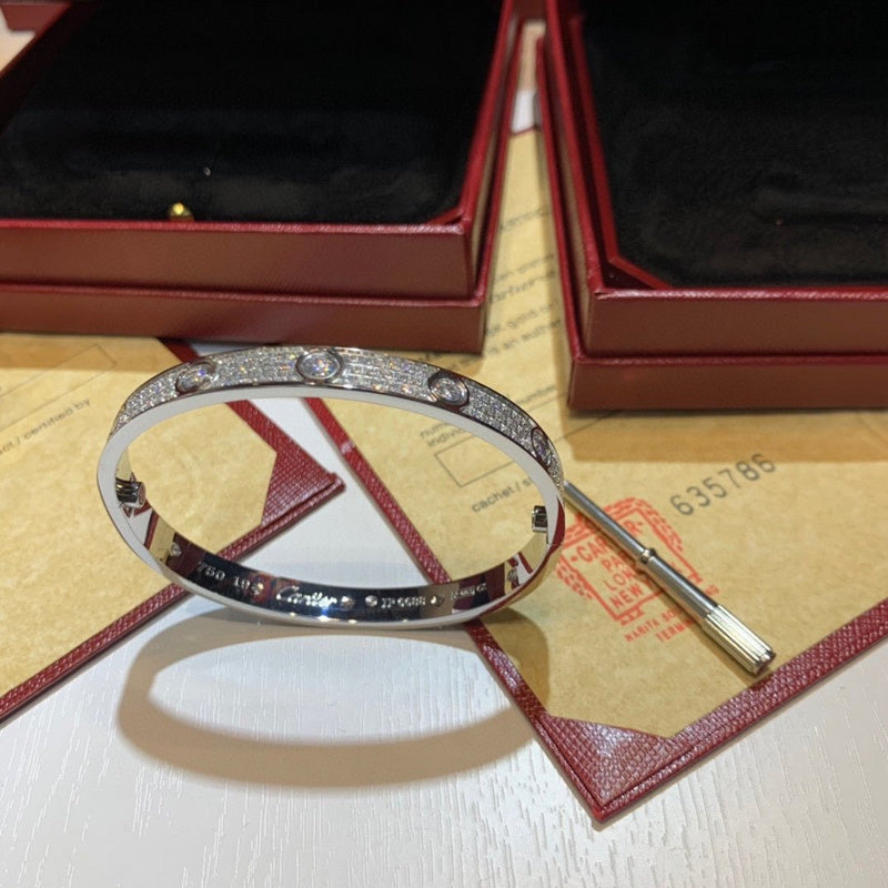 Front view of Cartier unisex jewelry piece