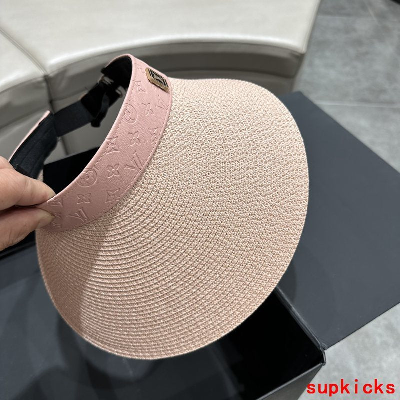 Close-up detail view of Louis Vuitton unisex cap