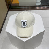 Close-up detail view of Burberry unisex cap