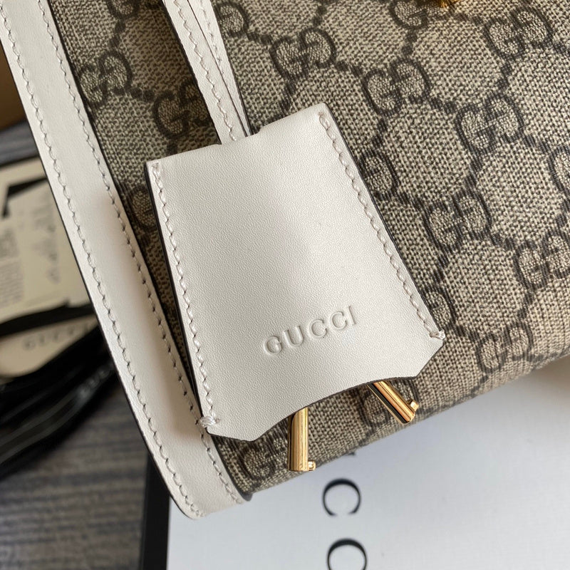 Back view of statement refined women's handbag – women's designer-style accessory