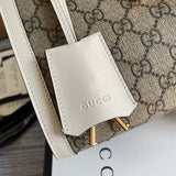 Back view of statement refined women's handbag – women's designer-style accessory