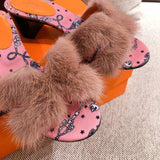 Hermès Nude Classic Ballet Flats - Full Silhouette View