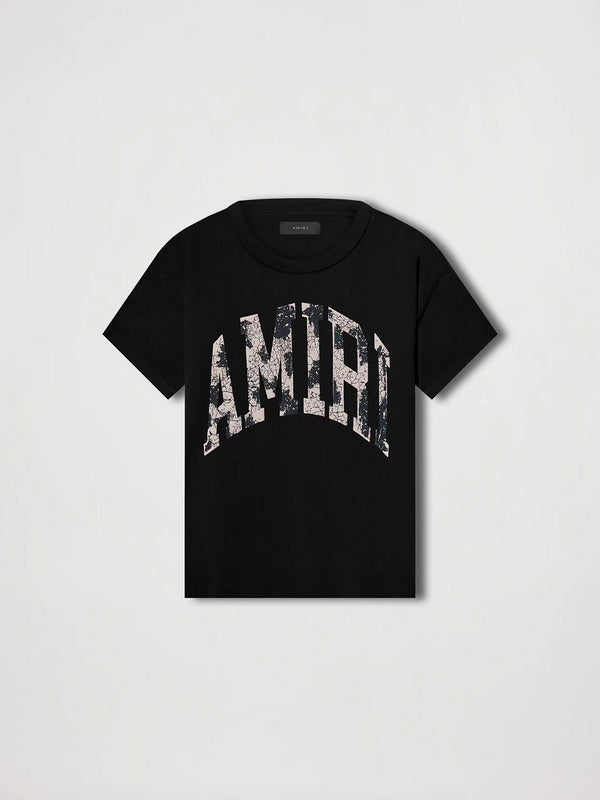 Amiri luxury t-shirt detail shot