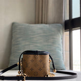  signature satchel detail view showing craftsmanship