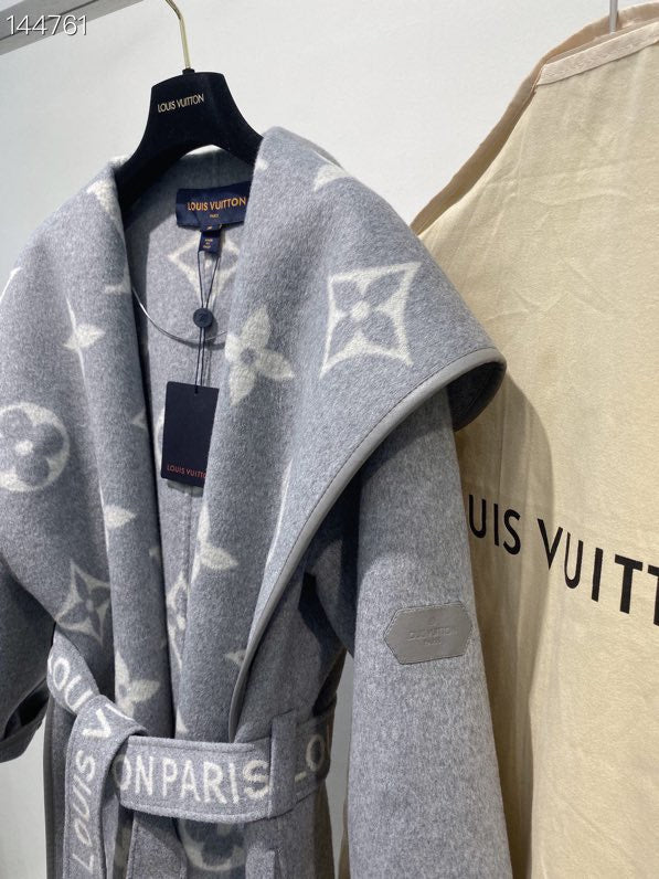 Back view of Louis Vuitton luxury clothing with contemporary cut