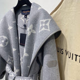 Back view of Louis Vuitton luxury clothing with contemporary cut