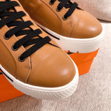Hermès Camel Slingback Heels - Sole Detail View