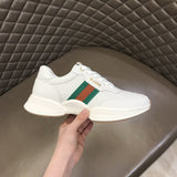 Gucci clean off-white luxury sneakers view 5 padded collar comfort