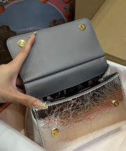Premium Leather Top Handle Satchel - Elegant Women's Designer Bag - NM7071