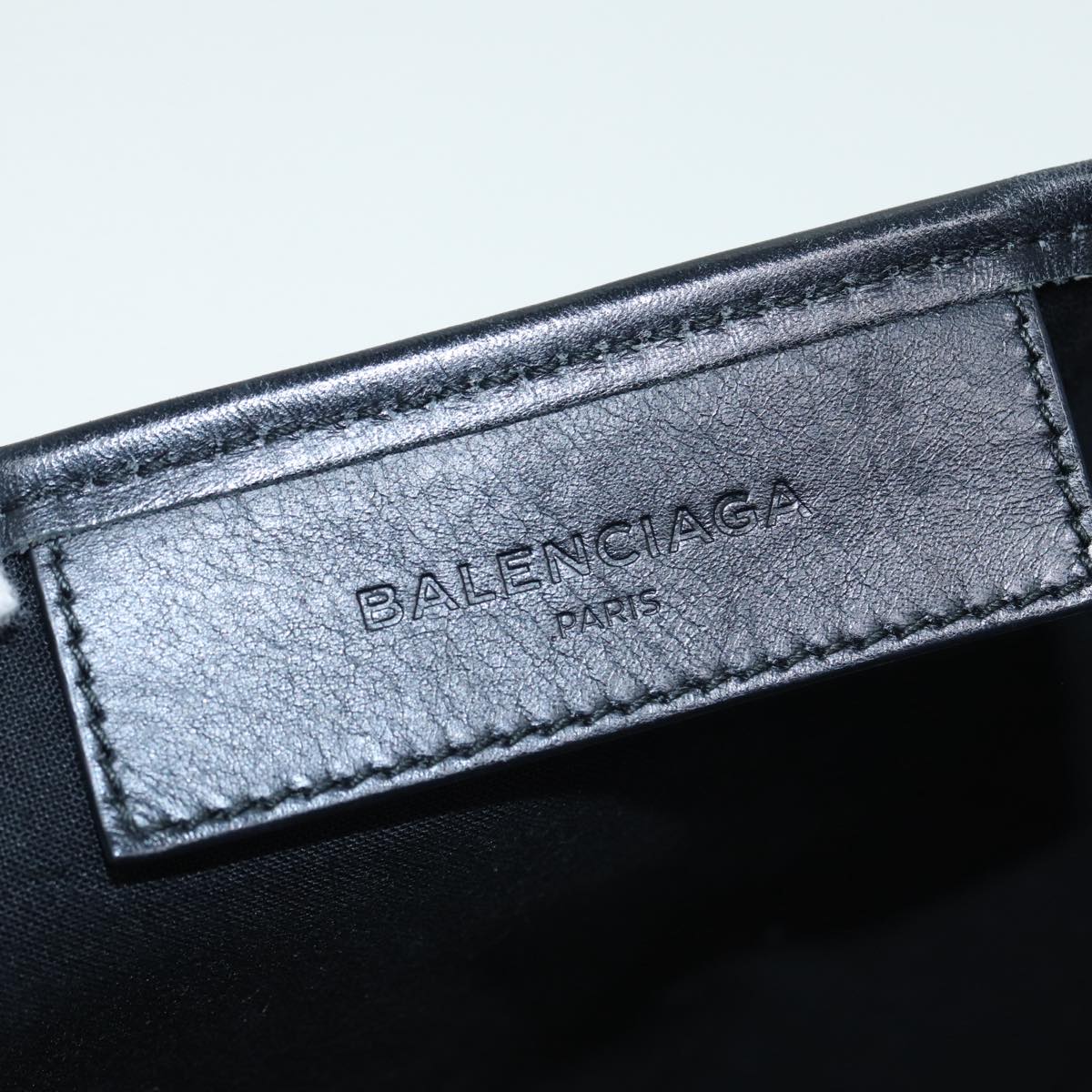 Balenciaga Navy Cabas Handbag | Luxury Canvas Tote Bag