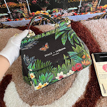 Luxury Monogram Top Handle Bag - Women's Elegant Designer Fashion - NM7100