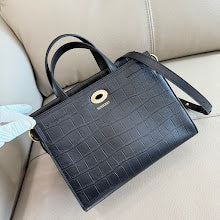 New Premium Leather Top Handle Satchel - Elegant Women's Designer Bag - NM5862