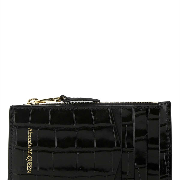 Alexander McQueen wallets side profile designer luxury fashion