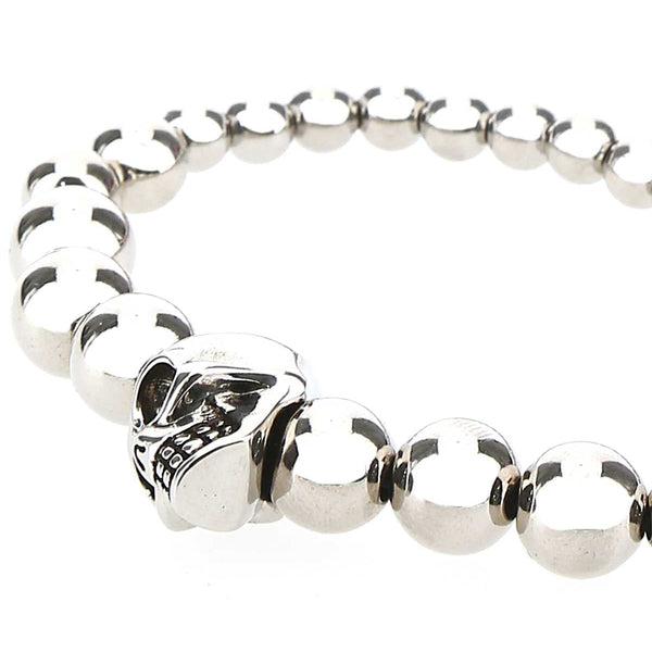 Alexander McQueen Jewellery? Alexander Mcqueen Men Silver Metal Bracelet Luxury Designer Statement Jewellery