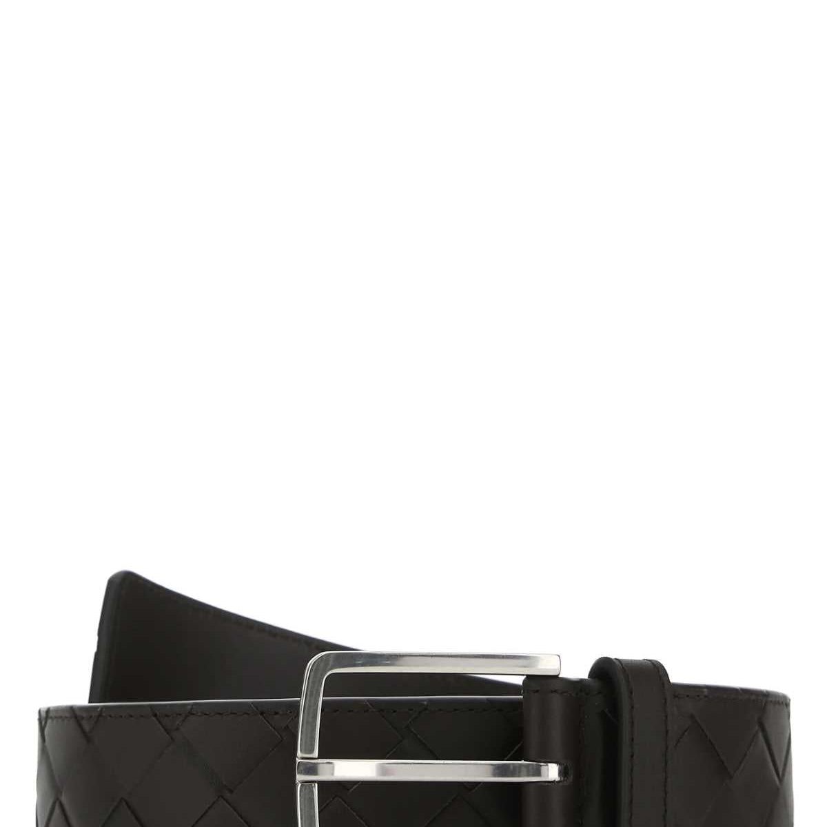 Bottega Veneta Belts? Bottega Veneta Men Dark Brown Leather Belt Premium Leather Designer Belt