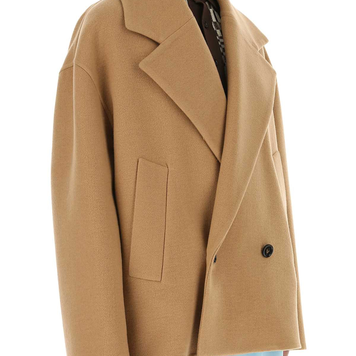 Bottega Veneta coats side profile designer luxury fashion
