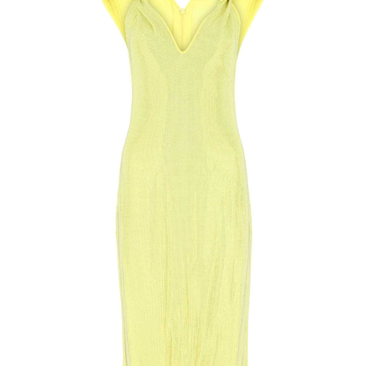 Bottega Veneta Dresses? Bottega Veneta Women Embellished Stretch Viscose Blend Dress Chic Everyday Designer Dress