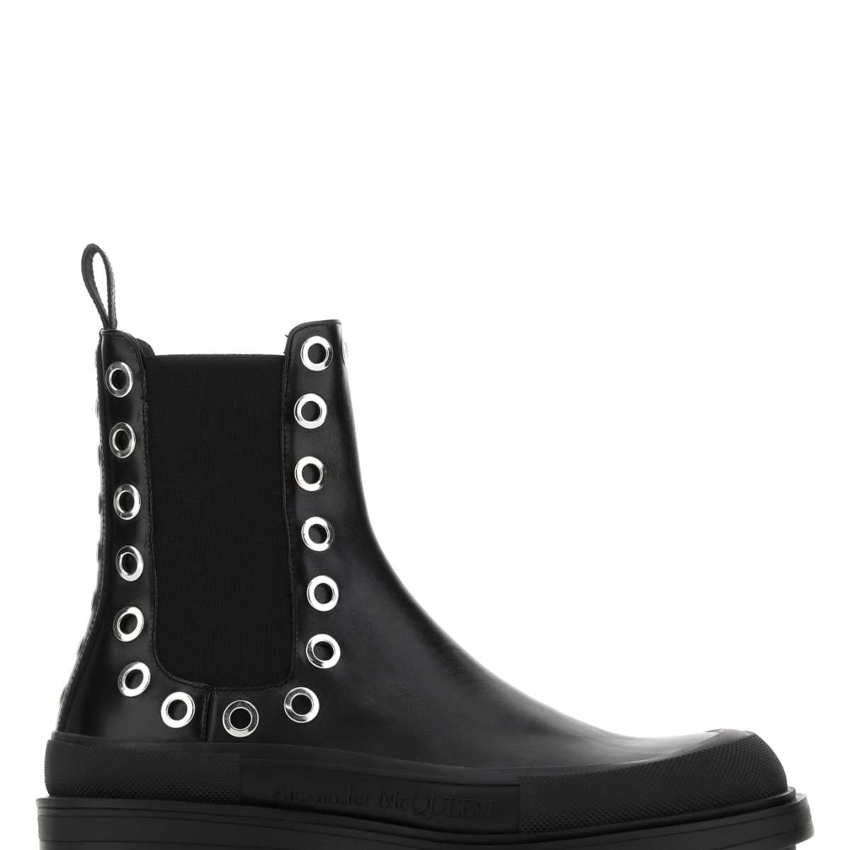 Alexander McQueen boots & booties luxury designer piece front view