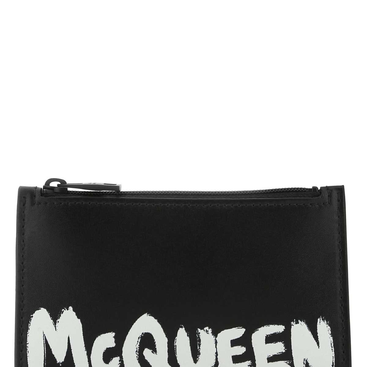 Alexander McQueen wallets luxury designer piece front view