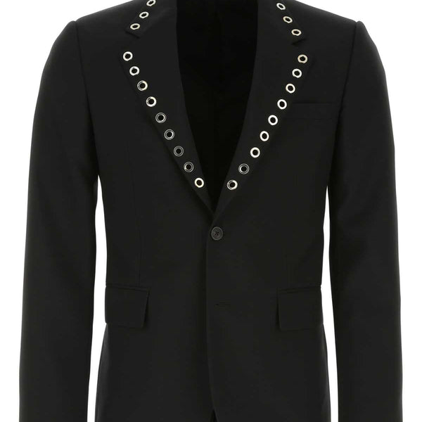 Alexander McQueen Jackets? Alexander Mcqueen Men Black Wool Blazer Luxury Designer Outerwear Jacket