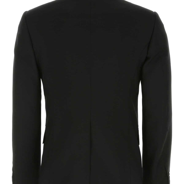 Alexander McQueen Jackets? Alexander Mcqueen Men Black Wool Blazer Luxury Designer Outerwear Jacket