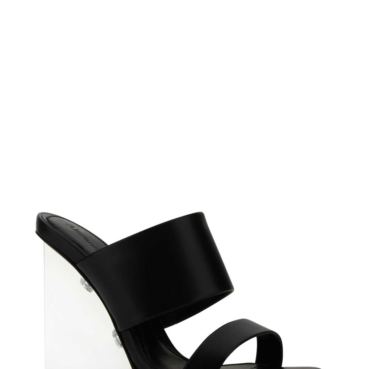 Alexander McQueen premium sandals detail and craftsmanship close-up