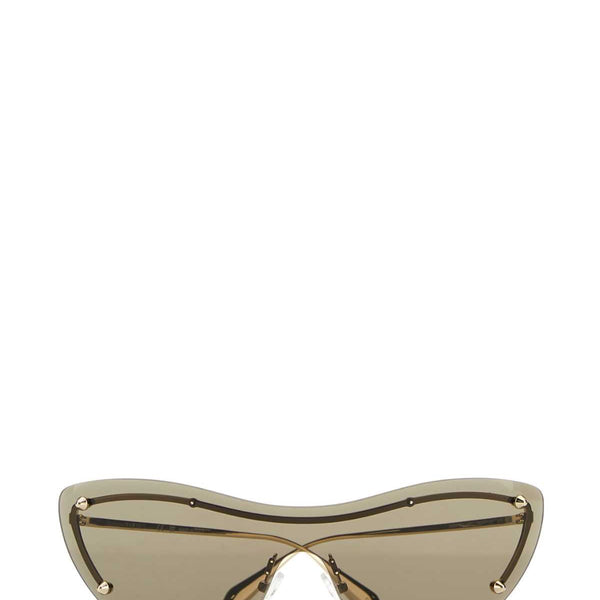 Alexander McQueen premium sunglasses detail and craftsmanship close-up