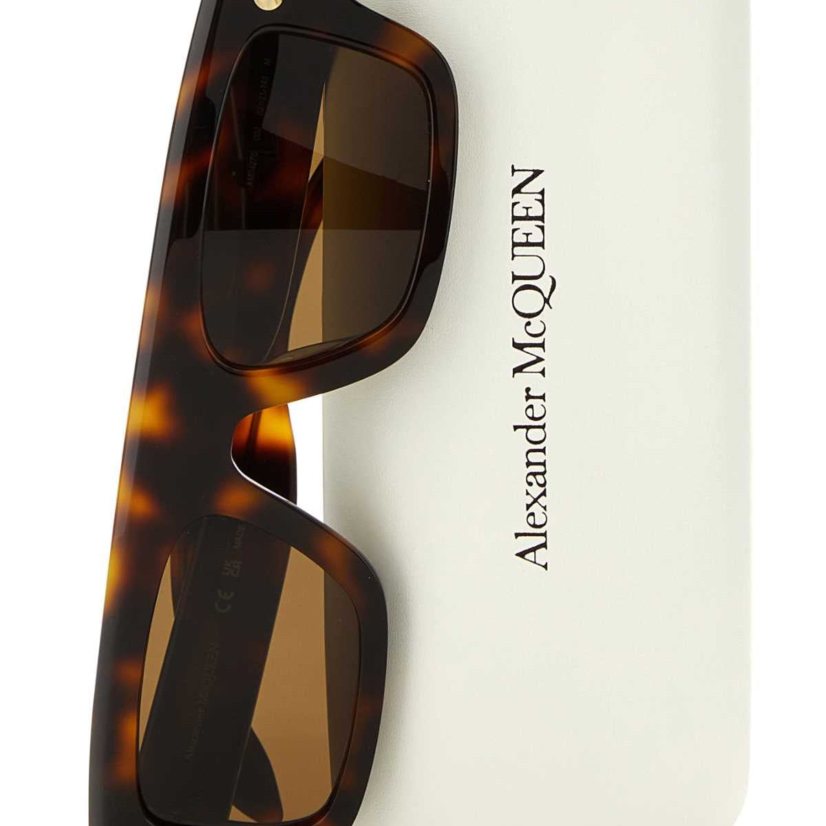 Alexander McQueen sunglasses side profile designer luxury fashion