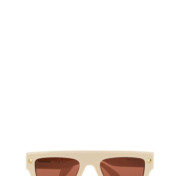 Alexander McQueen premium sunglasses detail and craftsmanship close-up