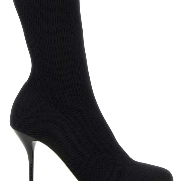 Alexander McQueen Shoes? Alexander Mcqueen Women Black Stretch Nylon Ankle Boots Luxury Lifestyle Designer Footwear