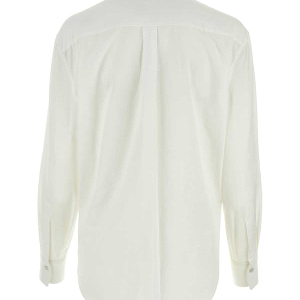 Alexander McQueen Tops- Alexander Mcqueen Women White Poplin Shirt Premium Designer Casual Top