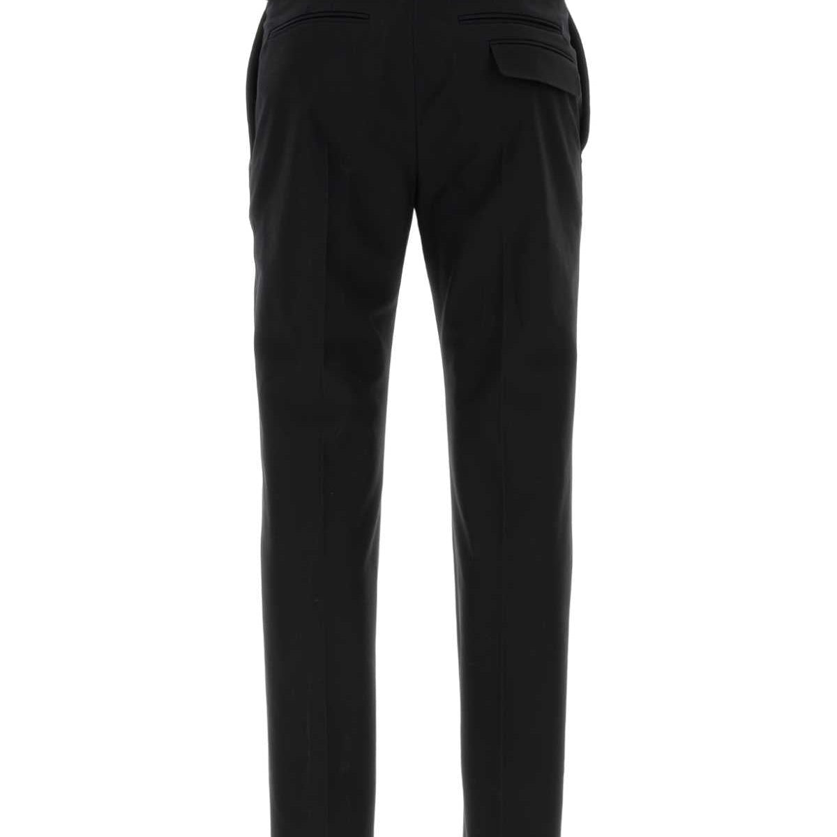 Alexander McQueen Pants? Alexander Mcqueen Men Black Cotton Pant Premium Designer Casual Trousers