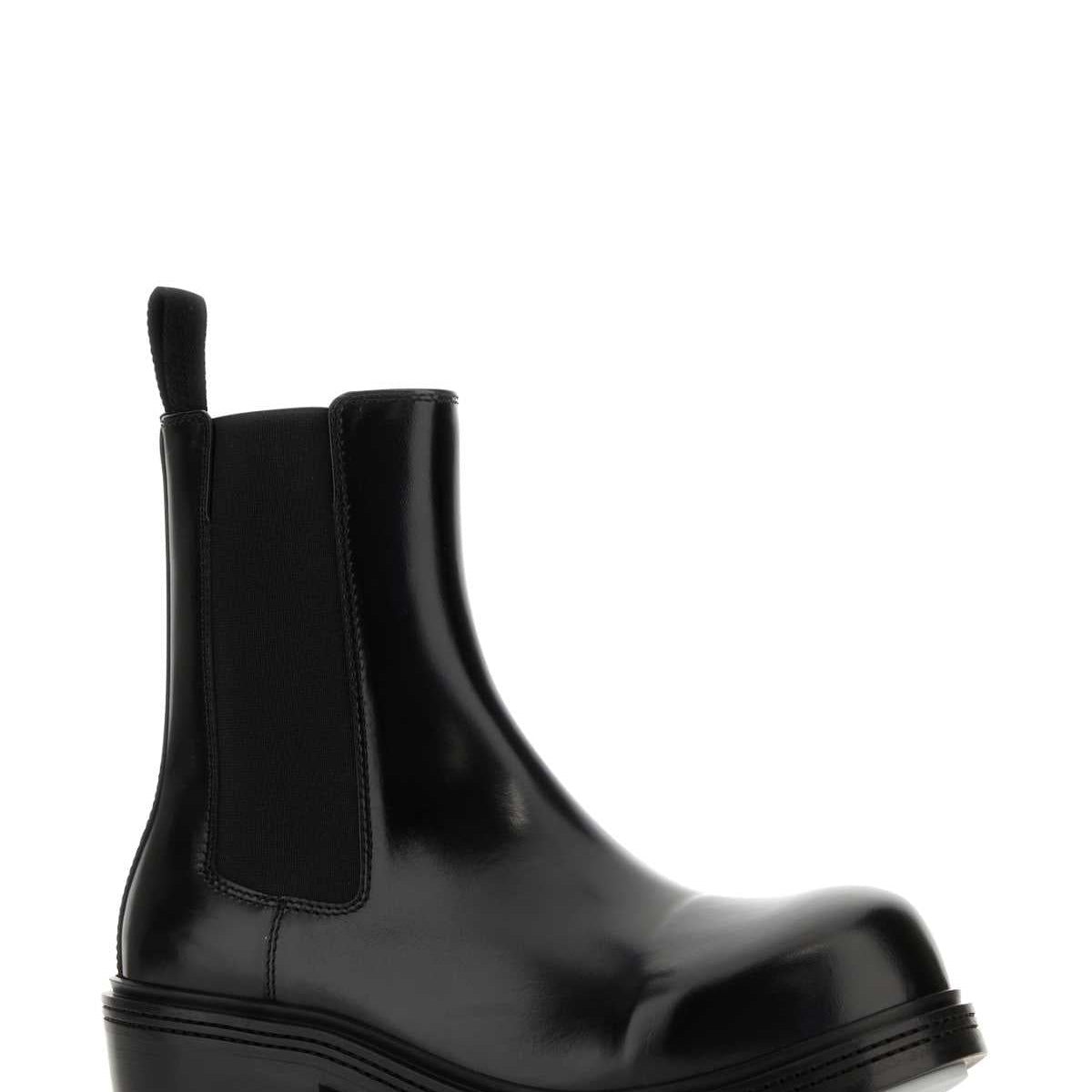 Bottega Veneta premium boots & booties detail and craftsmanship close-up