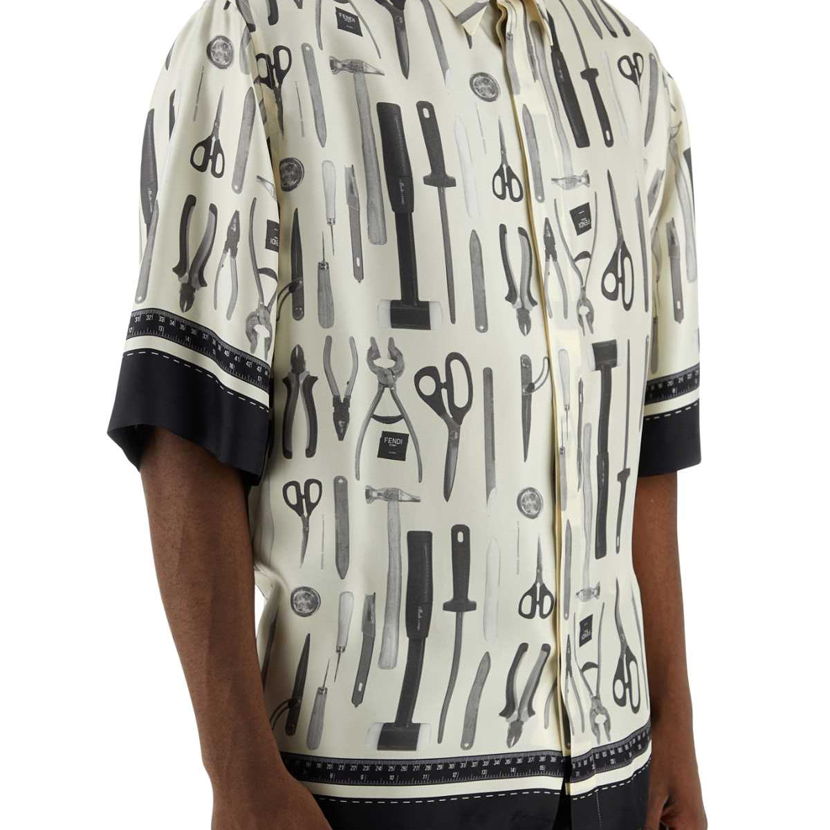 Fendi blouses side profile designer luxury fashion