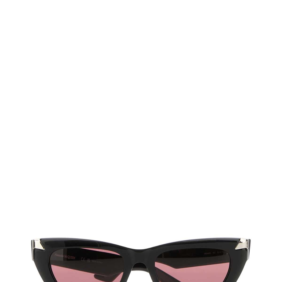 Alexander McQueen premium sunglasses detail and craftsmanship close-up