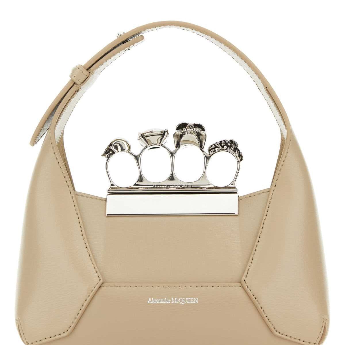 Alexander McQueen shoulder bags luxury designer piece front view